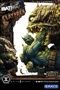 1/4 Scale Batman vs. Clayface Deluxe Ultimate Premium Masterline Statue - Bonus Version (DC Comics)
