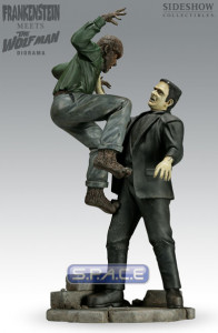 Frankenstein meets The Wolf Man Diorama (Universal Monsters)