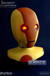 1:2 Scale NS-4 Android brown Head Replica (I, Robot)