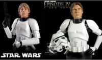 Set of 2 : Luke und Han Solo Stormtrooper Disguise Bust