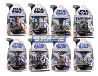 8er Komplettsatz : Clone Wars Wave 1 (Star Wars)