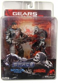 Marcus Fenix vs. Locust Drone 2-Pack (Gears of War)