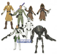 Complete Set of 6 : Clone Wars 2009 Wave 2 (Star Wars)