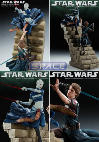 Anakin vs. Asajj Diorama (Clone Wars)