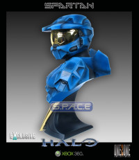 1:2 Scale Blue Spartan Bust (Halo)