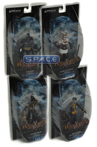 Complete Set of 4 : Batman Arkham Asylum Series 1