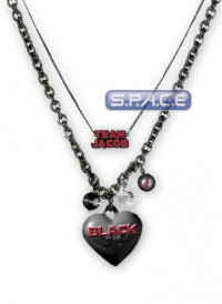 Team Jacob Double Chain Charm Necklace (Twilight - Eclipse)
