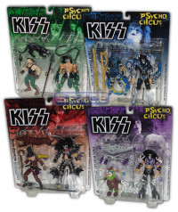 Set of 4 : Psycho Circus 2-Packs (Kiss)