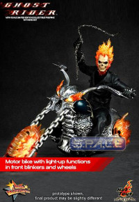 1/6 Scale Ghost Rider with Hellcycle Movie Masterpiece MMS133