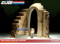 Desert Weapons Cache with Sandstorm Environment (G.I. Joe)