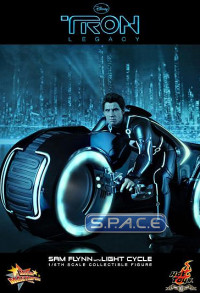 1/6 Scale Sam Flynn with Light Cycle Movie Masterpiece MMS142 (TRON: Legacy)