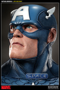 1:1 Captain America Life-Size Bste (Marvel)