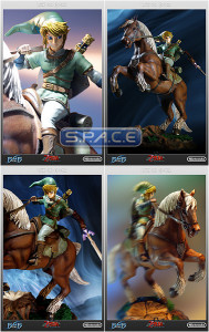 Link on Epona Statue (The Legend of Zelda - Twilight Princess)