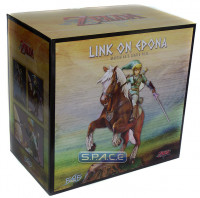 Link on Epona Statue (The Legend of Zelda - Twilight Princess)