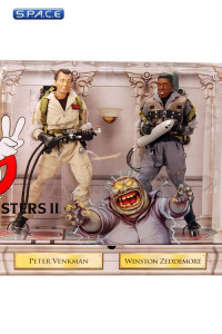 12 Winston Zeddemore and Peter Venkman 2-Pack (Ghostbusters II)