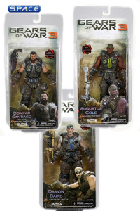 Complete Set of 3: Gears of War 3 Series 2