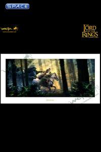 Flight to the Ford Art Print (Lord of the Rings)