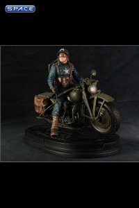 Captain America on Motorcycle Statue (Marvel)