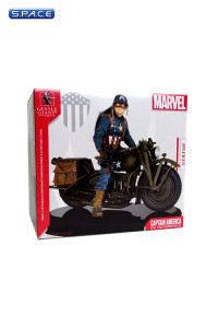 Captain America on Motorcycle Statue (Marvel)