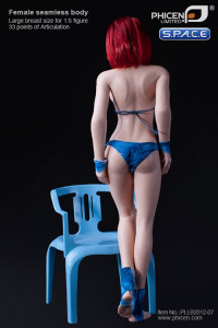 1/6 Scale Seamless Female pale Body - large breast / short red hair