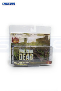 Walker Horde - 14 Piece Plastic Army Builder Set (The Walking Dead)