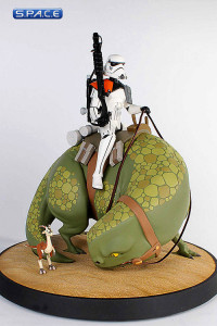 Sandtrooper on Dewback Animated Maquette (Star Wars)
