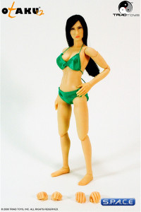 1/6 Scale Female Otaku 1.2 Brunette Caucasian Body