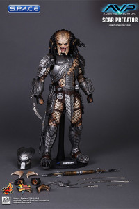 1/6 Scale Scar Predator Movie Masterpiece MMS190 (Alien vs. Predator)