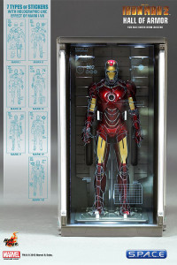 Set of 7: 1/6 Scale Hall of Armor DS001C (Iron Man 2)