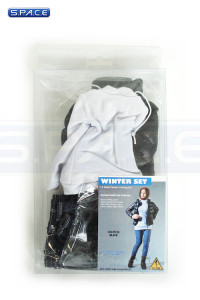 1/6 Scale Female Clothing Set - Winter Set B (Black Version)
