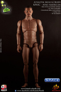 1/6 Scale Athletic Muscle Body Afro-American Version KP03C