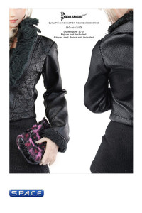 1/6 Scale Female Fox Fur Collar Leather Jacket & Accessories (CC212)