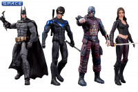 4er Komplettsatz: Arkham City Series 4 (Batman)