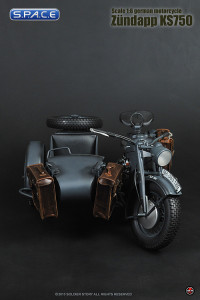 1/6 Scale German Motorcycle - Zundapp KS750 with Sidecar