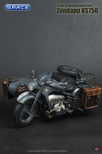 1/6 Scale German Motorcycle - Zundapp KS750 with Sidecar