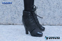 1/6 Scale Female Laced Booties (Black)