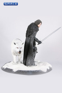 Jon Snow & Ghost Statue (Game of Thrones)