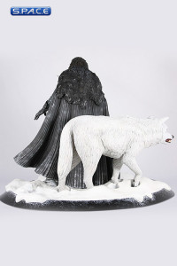 Jon Snow & Ghost Statue (Game of Thrones)