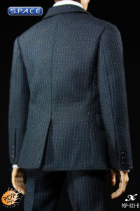 1/6 Scale Mens Suit Set B (Blue Striped)