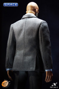 1/6 Scale Mens Suit Set C (Grey Striped)