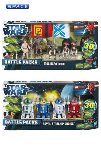 2er Satz: Royal Starship Droids & Mos Espa Arena Battle Packs (Star Wars)