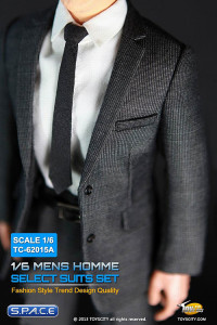 1/6 Scale Mens Homme Select Suits Set 62015-A (Grey)