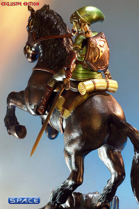 Link on Epona Statue Exclusive Version (Zelda - Twilight Princess)