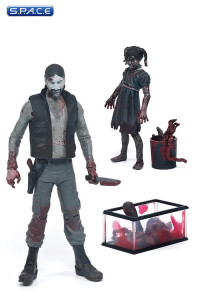 Governor Phillip Blake & Zombie Daughter Penny B&W 2-Pack PX Exclusive (The Walking Dead - Comic Book Series 2)