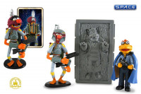 Animal, Link Hogthrob and Scooter as Boba Fett, Han Solo in Carbonite and Lando Calrissian 3-Pack Disney Exclusive