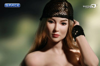 1/6 Scale Seamless Female pale Body - middle breast / long blonde hair