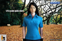 1/6 Scale Female Polo Shirt with Jeans (Slim Cut Style A2)