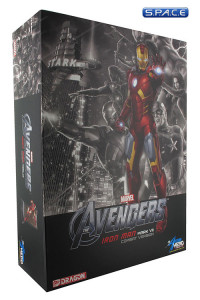 1/9 Scale Iron Man Mark VII Combat PVC Model Kit - Action Hero Vignettes (The Avengers)