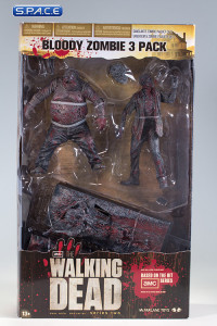 Bloody Zombie 3-Pack (The Walking Dead - TV Series 2)