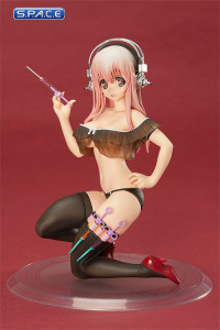 1/7 Scale Super Sonico Koakuma Black Nurse PVC Statue (Nitro Super Sonic)